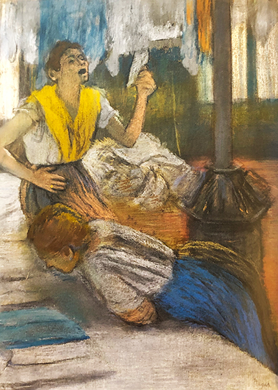 Laundresses Edgar Degas